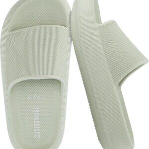 Aloe Feather Slides for Women - Cloud Cushion Waterproof House and Beach Shoes